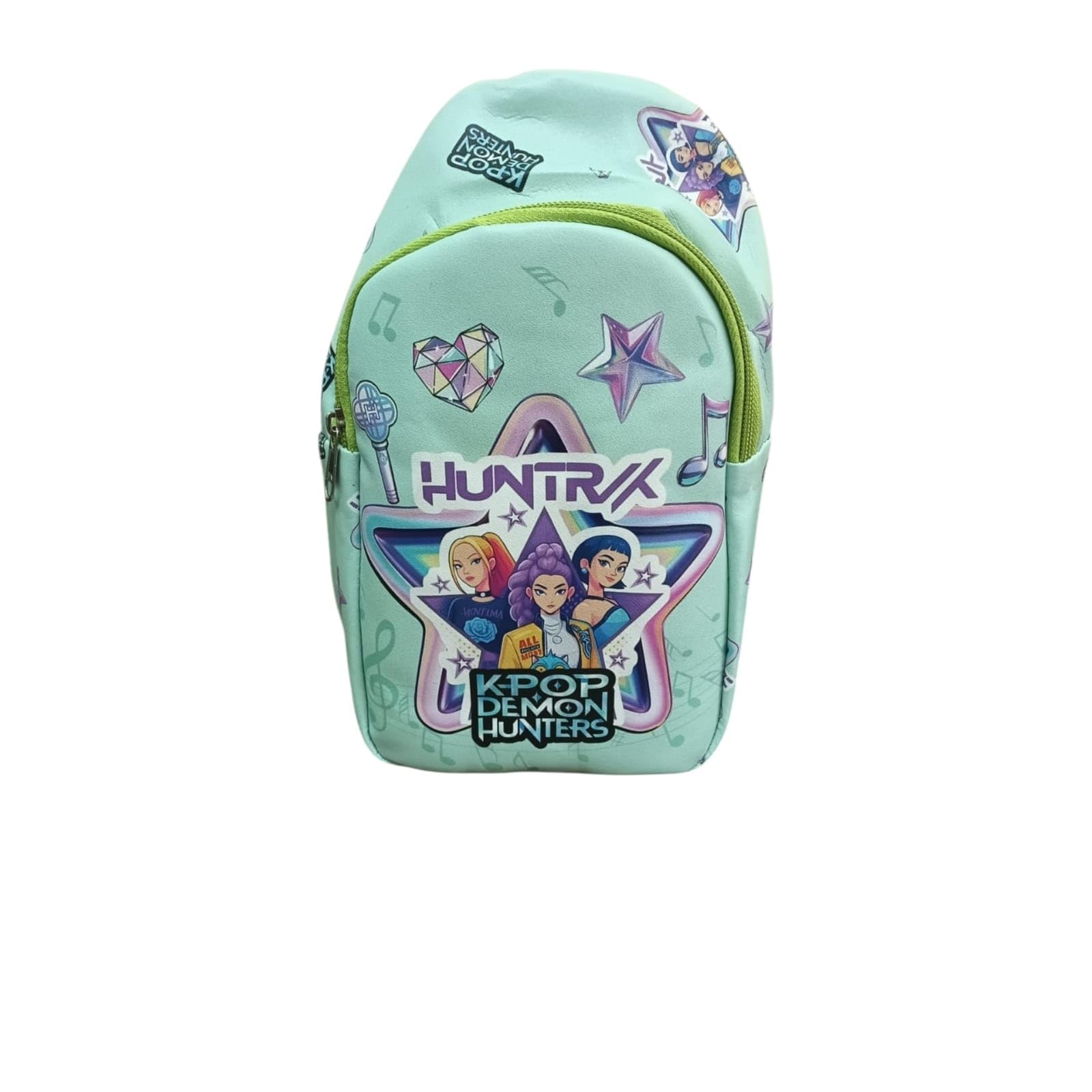 the brain gym factory KPOP Demon Hunters Backpack for Girls | Lightweight Leather Mini School Travel Bag | Cartoon Printed Casual Backpack-picture-42
