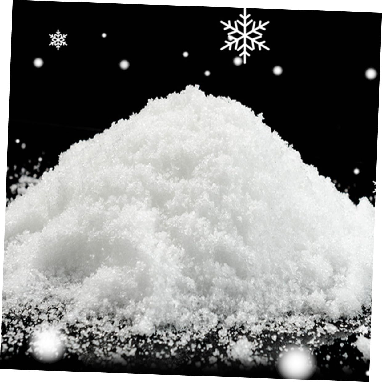 Zerodeko 3packungen Packung Mit Kunstschnee Für Weihnachtsdeko Für -projekte Kunsthandwerk Und Festliche Dekorationen Simulierter Für Winterliche