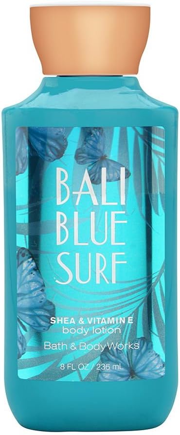 Bath and Body Works Bali Blue Surf Shea Vitamin E Lotion 8 Ounce Full Size