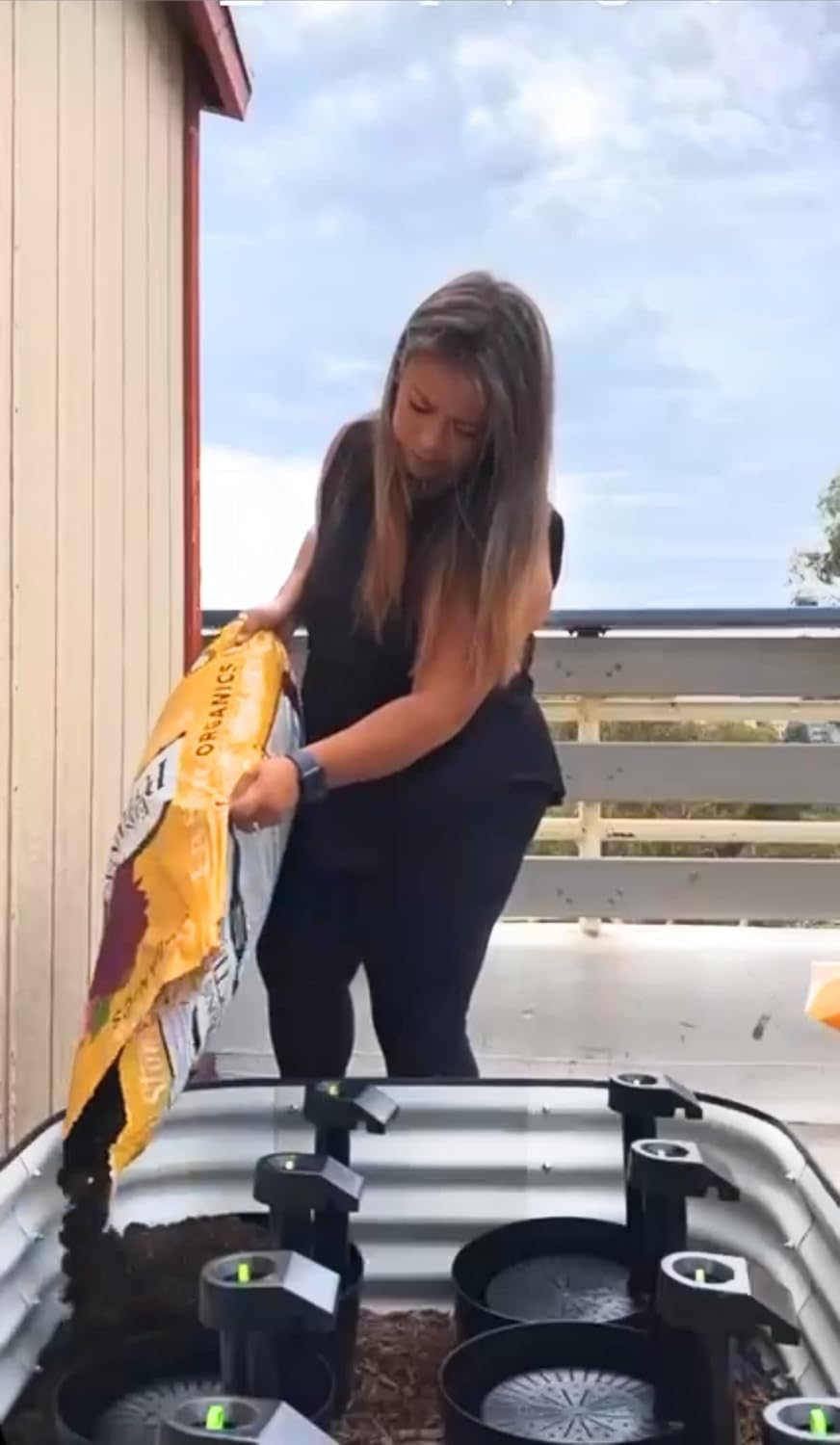 GroBuddy Self Watering Pot Insert Kit - Auto-Watering System w/LifeTested™ Technology, 1-Gal. Water Reservoir & Level Indicator - Root-Focused Self-Watering Large Pots for Indoor Plants & Outdoor