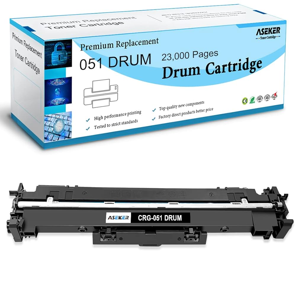 4本セット　Canon DRUM Cartridge Compatible 051DR 051 051H Drum Cartridge 23000 Pages for