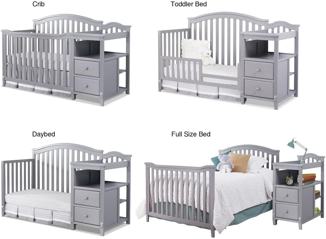 sorelle crib with changing table