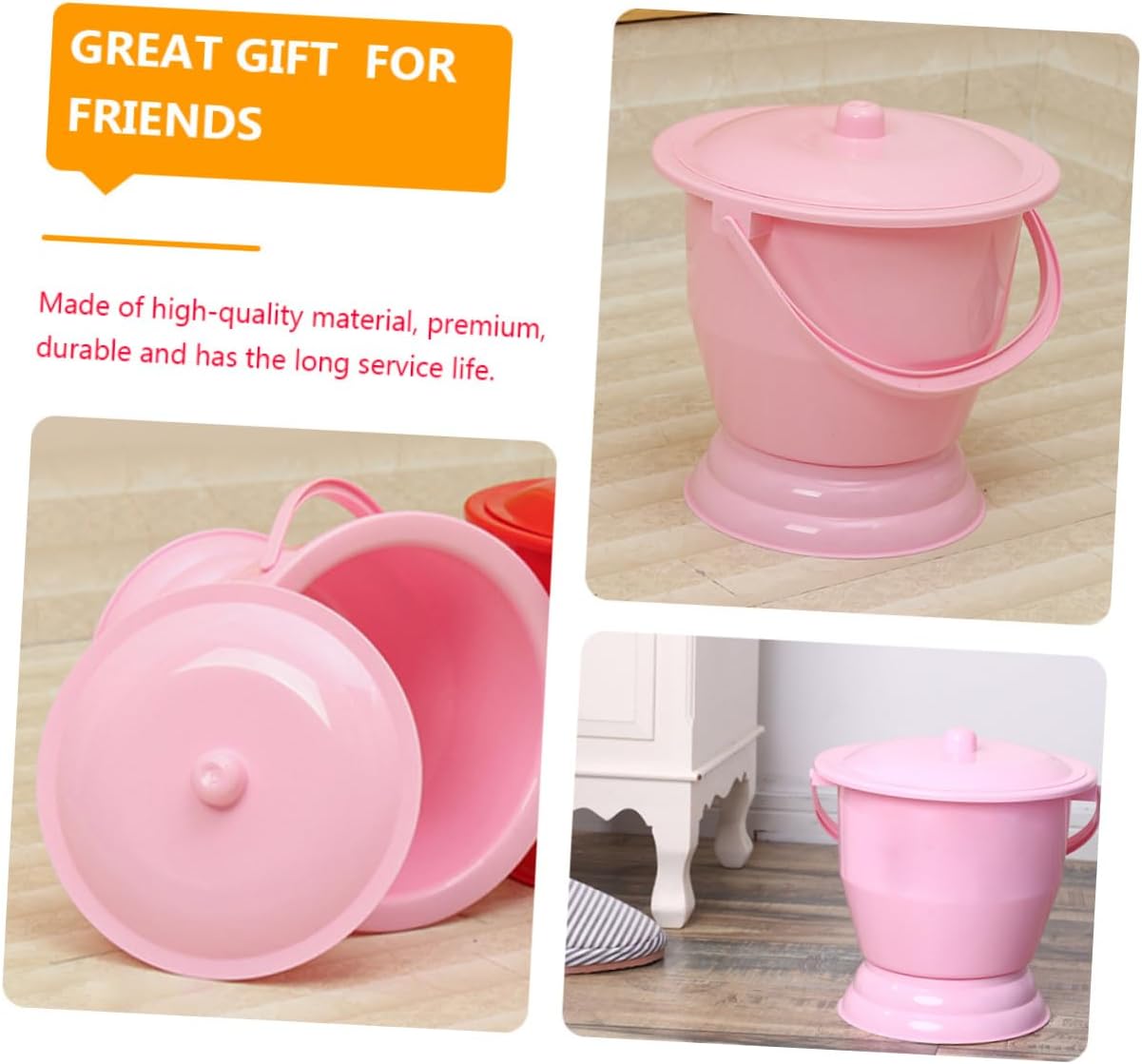 Travel Potty for Boys and Girls Portable Bathroom Urinal Lid Unisex Urine Bottle Easy to Girl's Potty Training