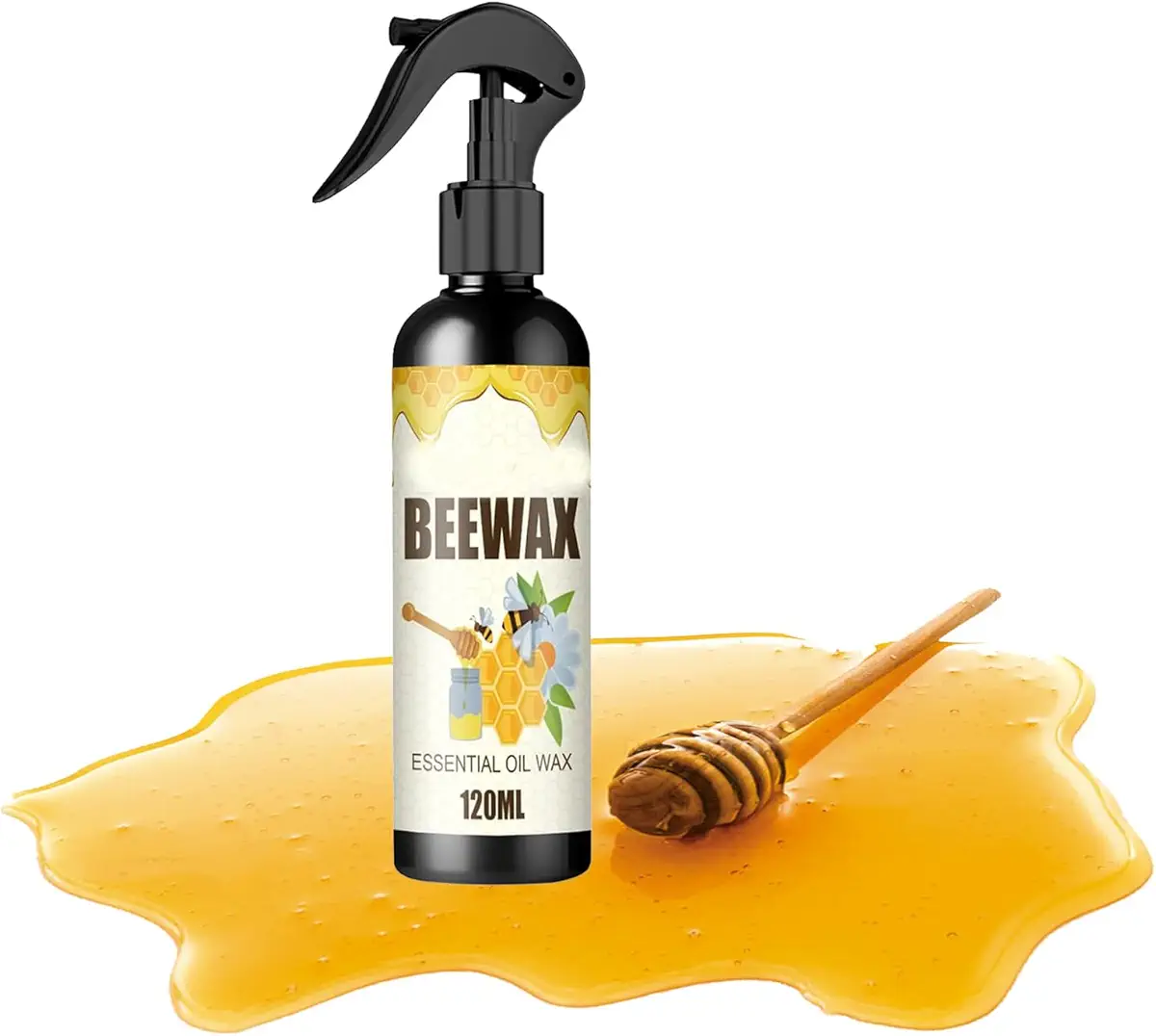 LINSETING Natural Micro-Molecularized Beeswax Spray, Beeswax Furniture Polish, The Original Beeswax Spray For Furniture Polishing and Antique Furniture Cleaning (1PC)