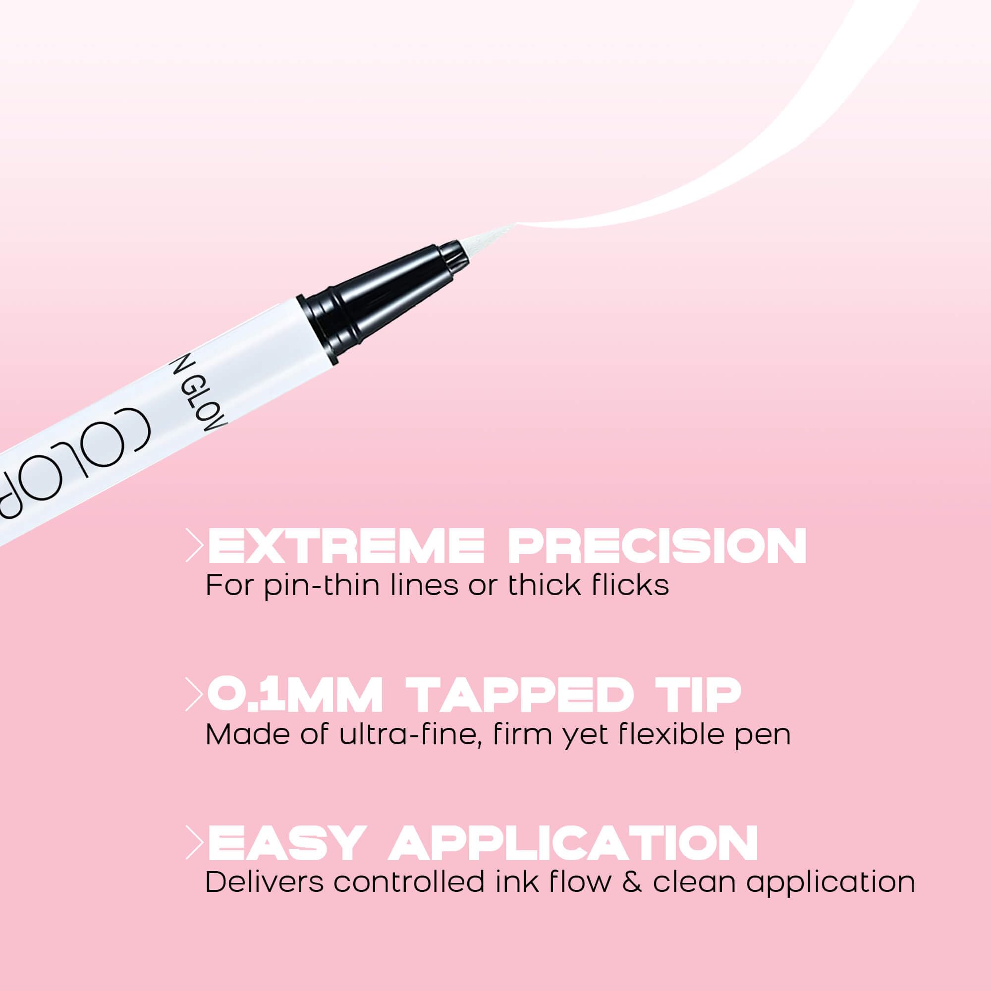 CCbeauty UV Neon Liquid Eyeliner, Matte Colored Eyeliner Pen, Glow Brightly Under UV Lights - Image 4