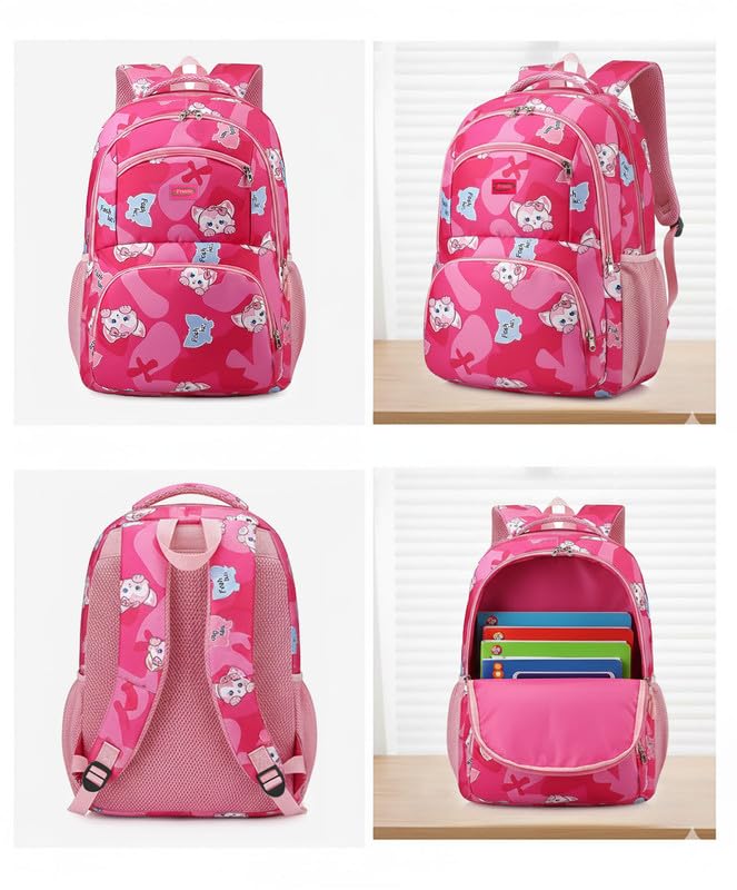 Image of Frantic Waterproof Polyester 26 L School Backpack School Bag Daypack Picnic Bag For Boys & Girl(4Zipper Parent)