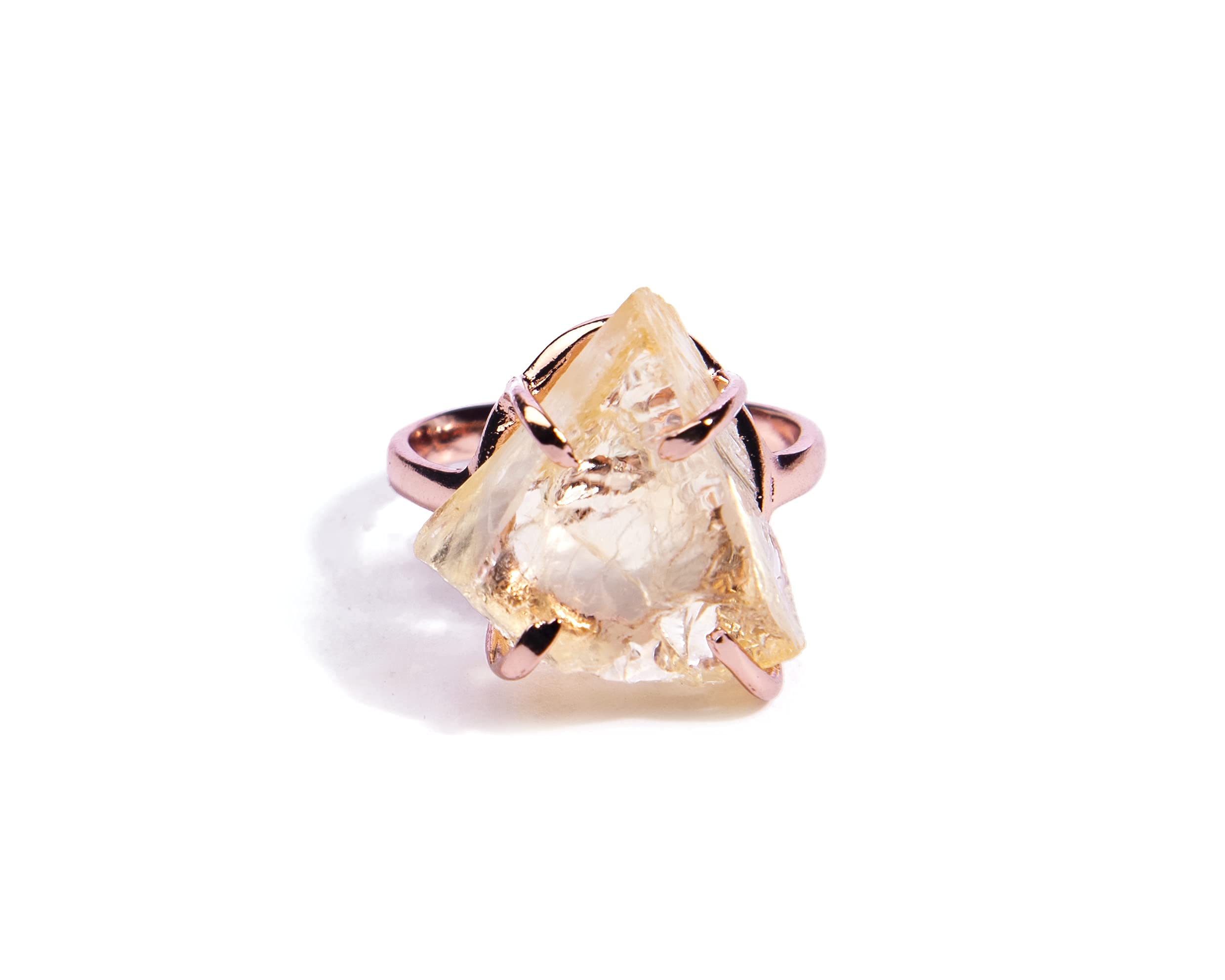Gempro Certified Natural Raw Citrine Trendy Ring for Women, Free Size (B09DVVFLH2) Amazon Price History, Amazon Price Tracker