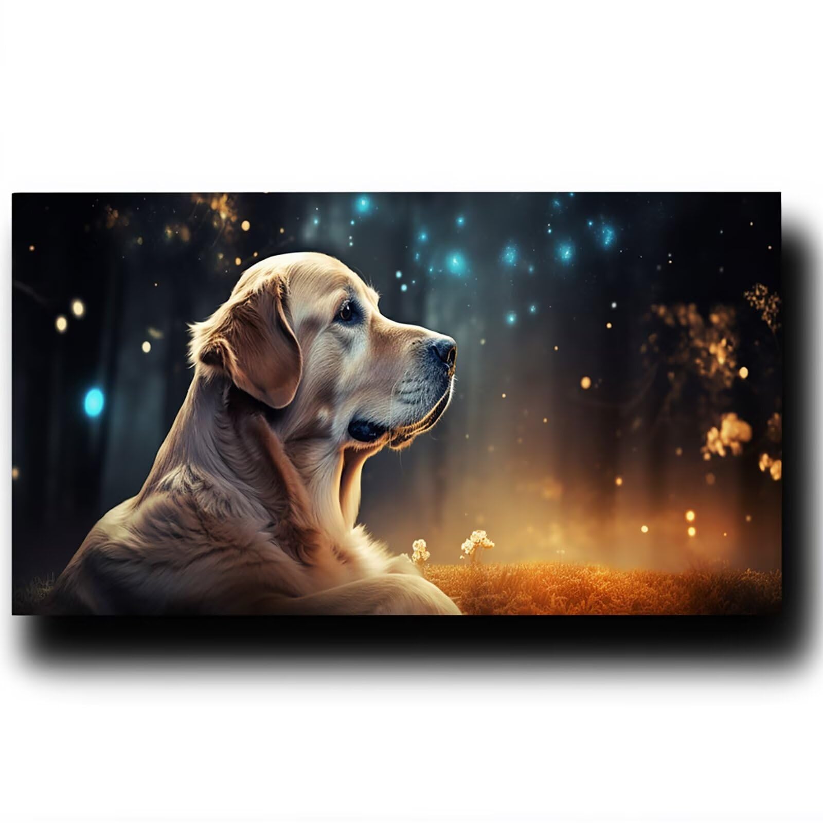 Pintar por Numeros Adultos Animal, Pintar por Numeros Niños Kit Manualidades Adultos Perro Cuadros para Pintar por Numeros Pintura Acrílico, Cuadros Decorativos Regalos Para Mujer 80X160cm 7w-R-5