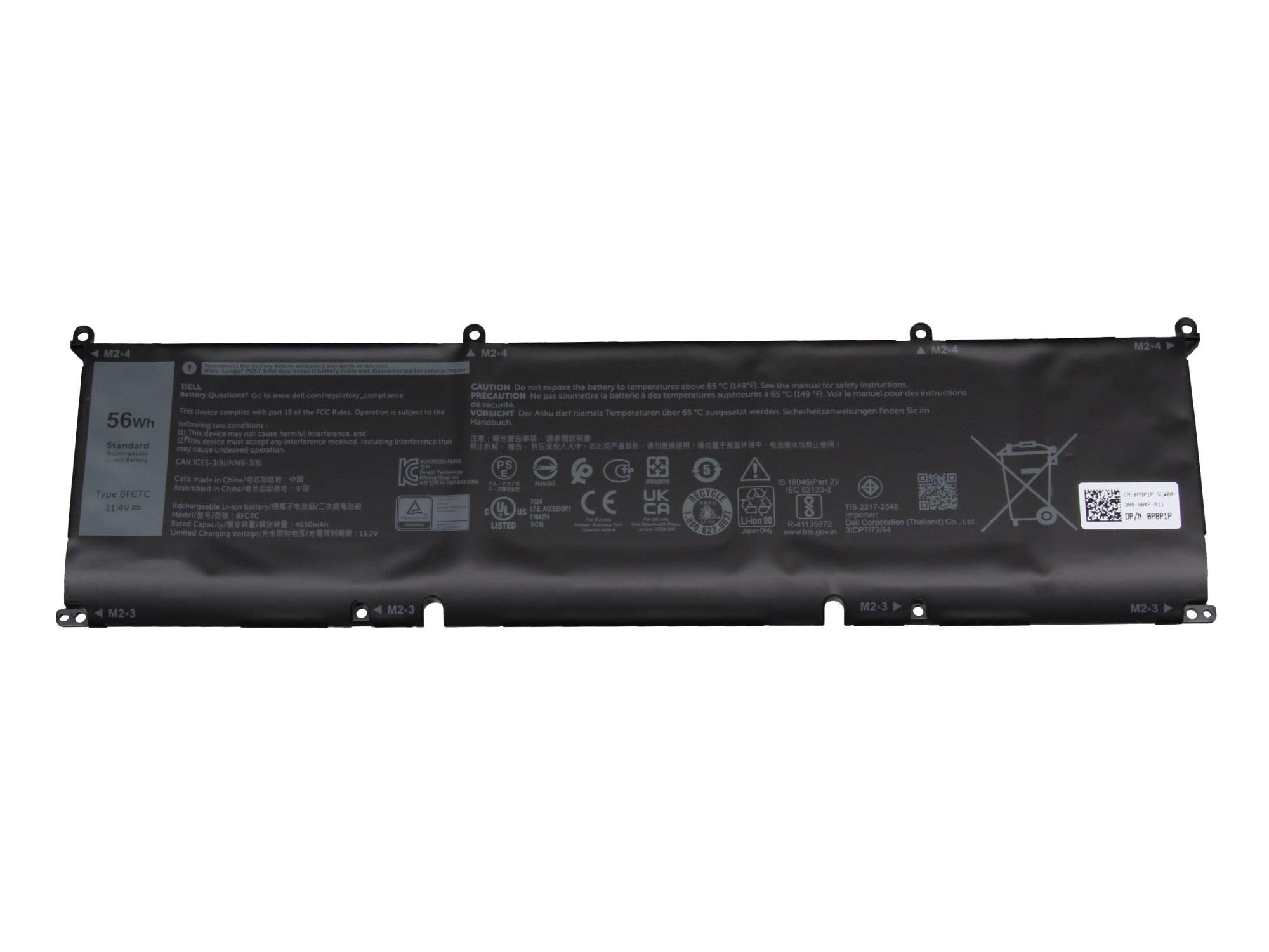 Dell DVG8M originale Batteria 56Wh | per G15 (5520), (5525), Inspiron 16 Plus (7620), Vostro 15 (7510), 16 (7620)