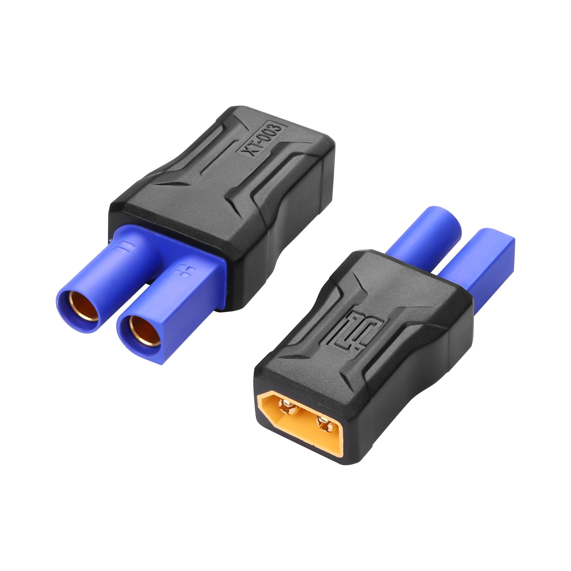 Adaptador De Conector EC5 A XT60 (Pack De 2) – Sin Soldadura, Plug & Play, Contactos Dorados Para RC Y Drones