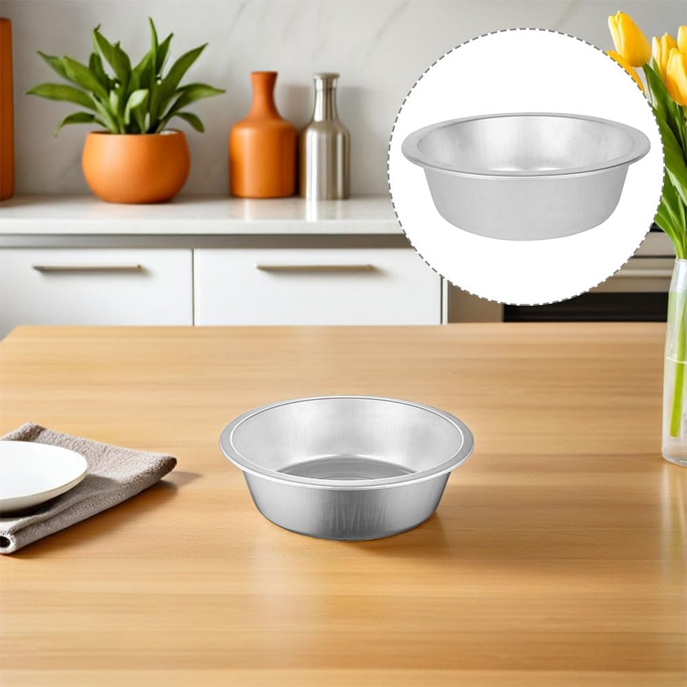 Aluminum Wash Basin - Round Thickened 11.41In Large Kitchen Bowl for Washing Vegetables Fruits Dough Metal Fruit Washing Container