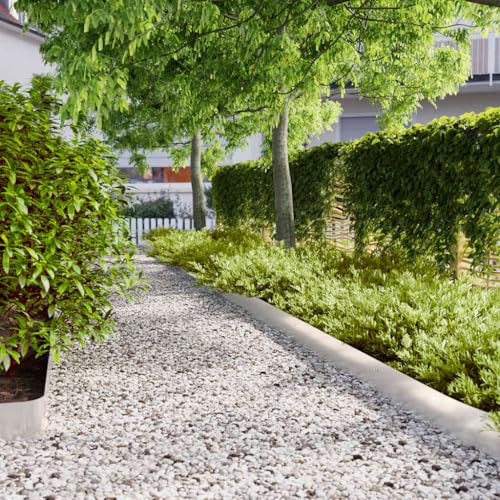 MEDELLO860130 Embellece el jardín y decora la valla, muebles de borde de césped, 10 piezas de acero laminado en frío negro, muebles de puerta de jardín, puerta para valla al aire libre, barrera de