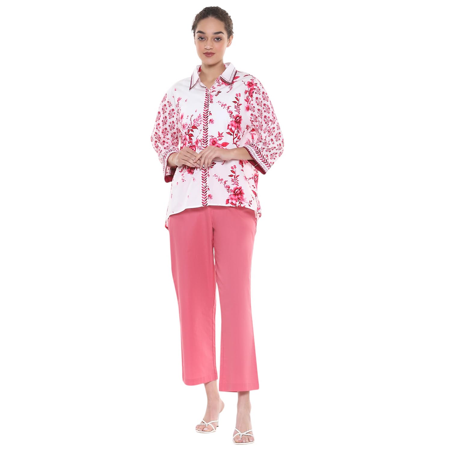 biba Women Cotton Straight Solid Palazzo-picture-13