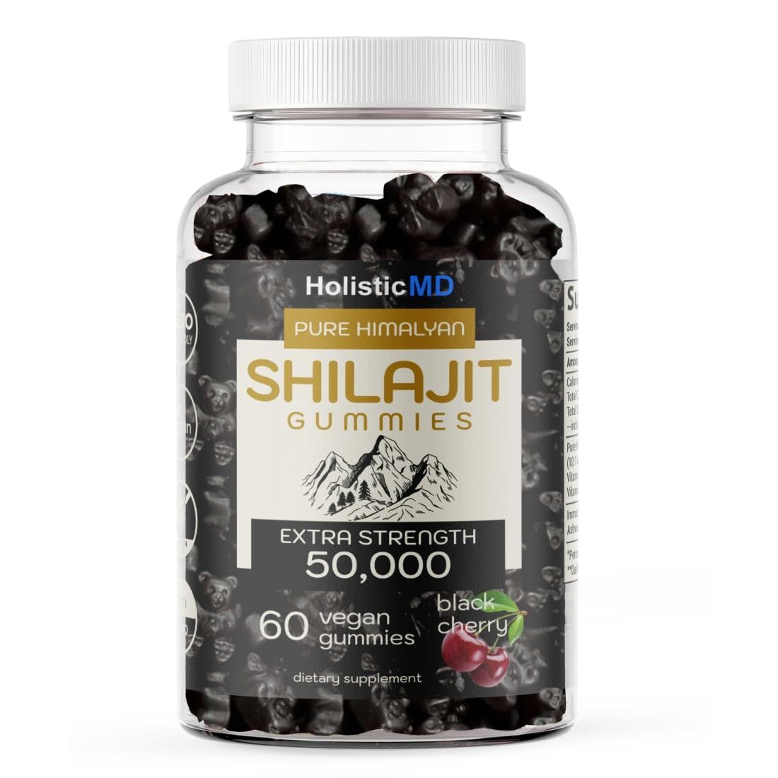 Shilajit En Gummies Pures 180g - Complément Himalaya - Livraison Express 2h En France