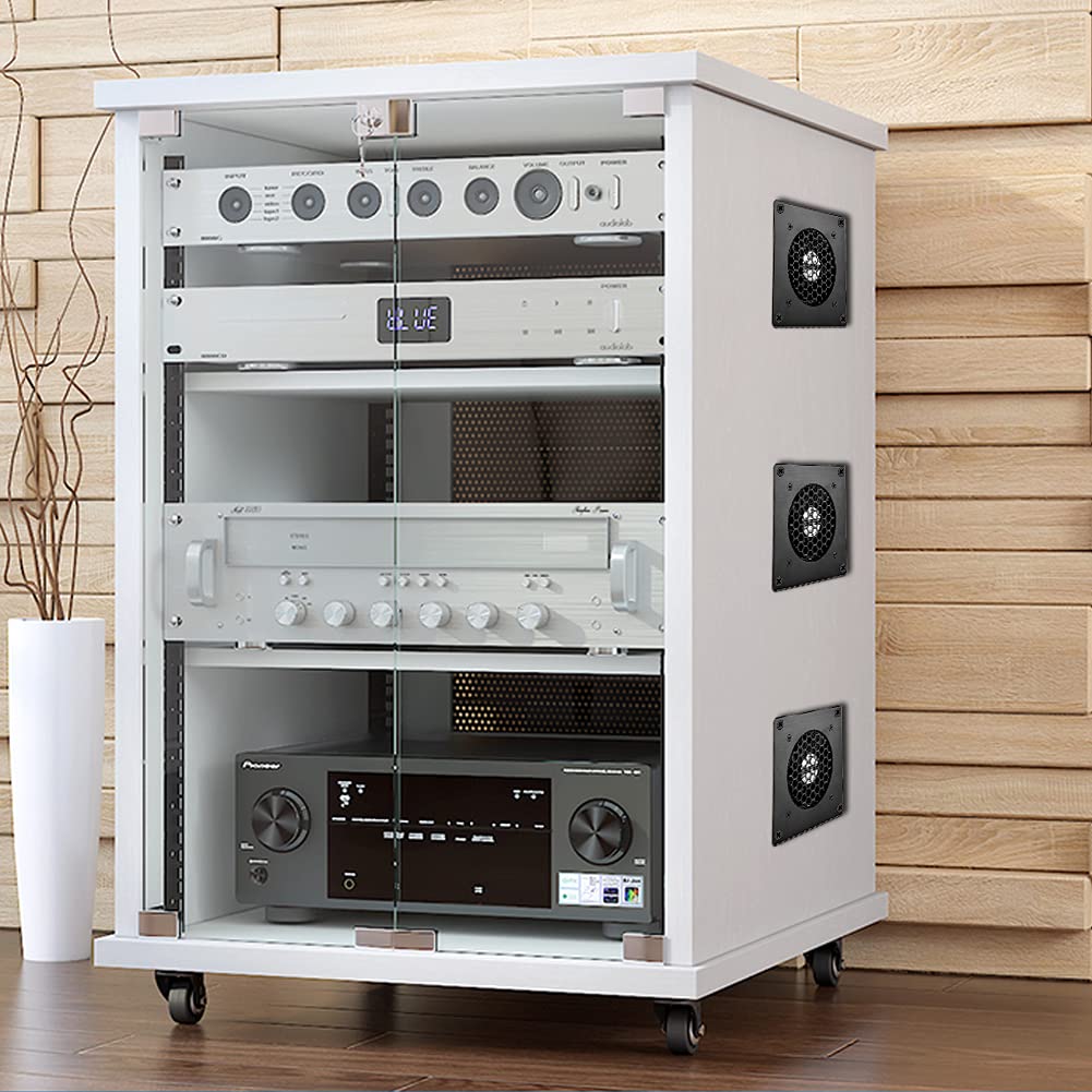 Ventola USB 120 Mm Con Display Digitale - Controllo Temperatura, Silenziosa, Per Armadi Audio E Home Theater - Foto 14