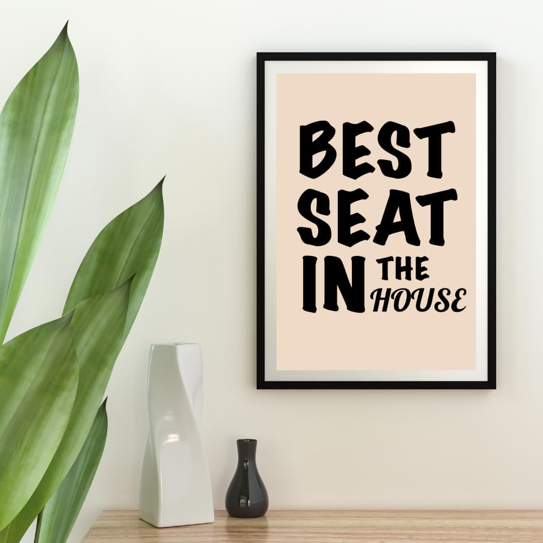 InkFlow Posters Chic Woman Canvas Poster - Fashion Black Dress Seated Illustration Art - Modern Graceful Minimalist Design Style - Bedroom Office Wall Decor - 24x32 Unframed Canvas Print