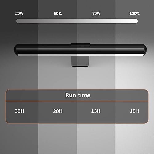 Miniatura 5 de Luz de imagen a pilas para pinturas en pared con control remoto, luz de imagen completa de metal, luz LED recargable inalámbrica con temporizador y