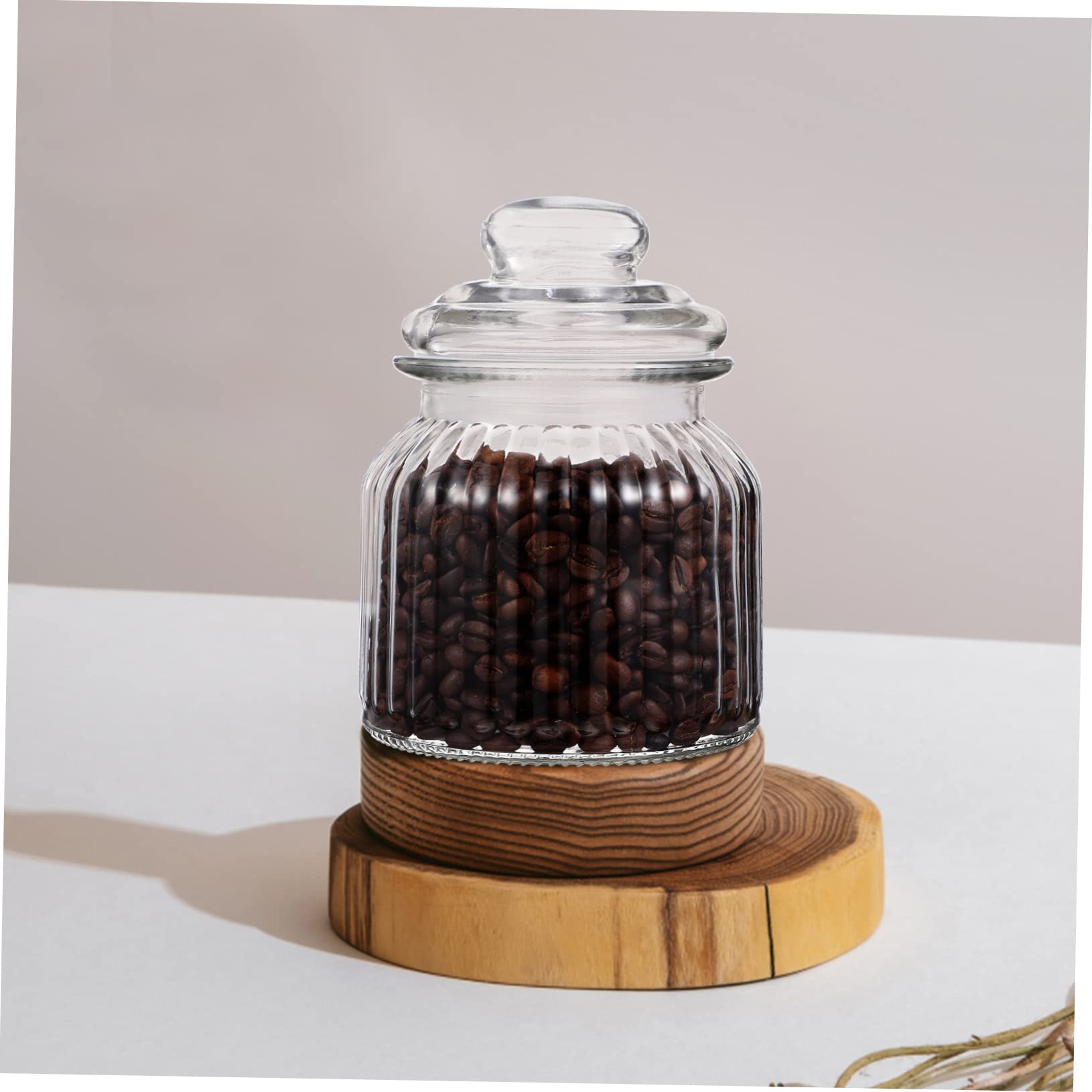 2 Stück Einmachgläser aus Glas 650ml mit Deckel Luftdichte Vorratsdosen für Trockenfrüchte und Kekse Spülmaschinenfest für Party und Haushalt
