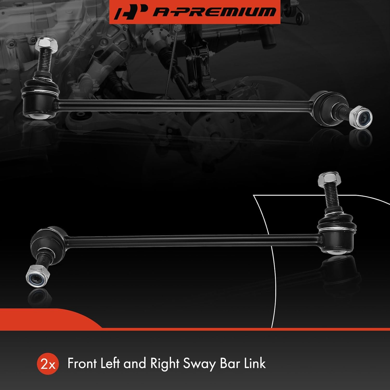 A-Premium 2 x Front Sway Bar Links Stabilizer Bar Links, Compatible with Ford Taurus 1996-2007 & Mercury Sable 1996-2005