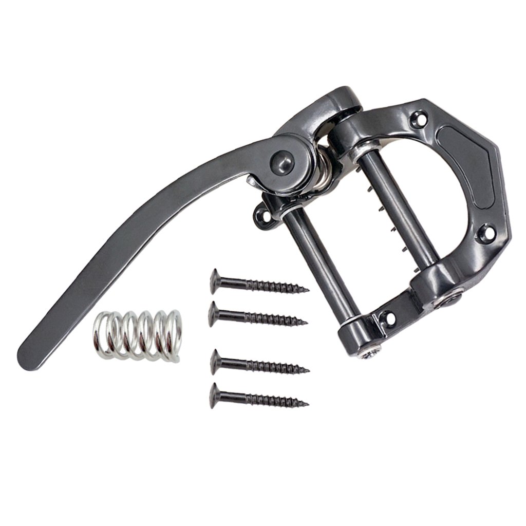 Lot de 2 chevalet de trémolo de rechange pour guitare électrique B5 SG LP Noir