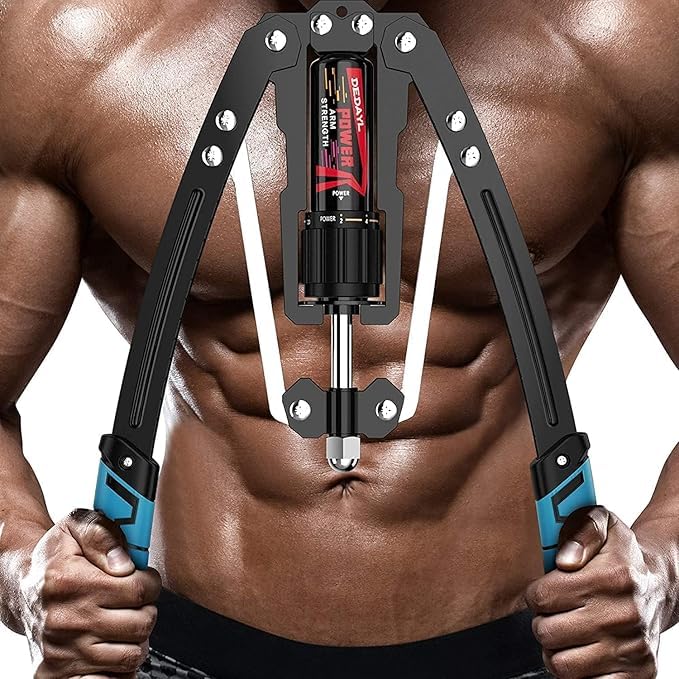 SPITEN Adjustable Hydraulic Power Twister Arm Exerciser 22-440lbs Muscle Shoulder Training Fitness Expander Equipment Strengthener Grip Bar Abdominal Builder (Arm Strengthener with Digital Meter)-image-40