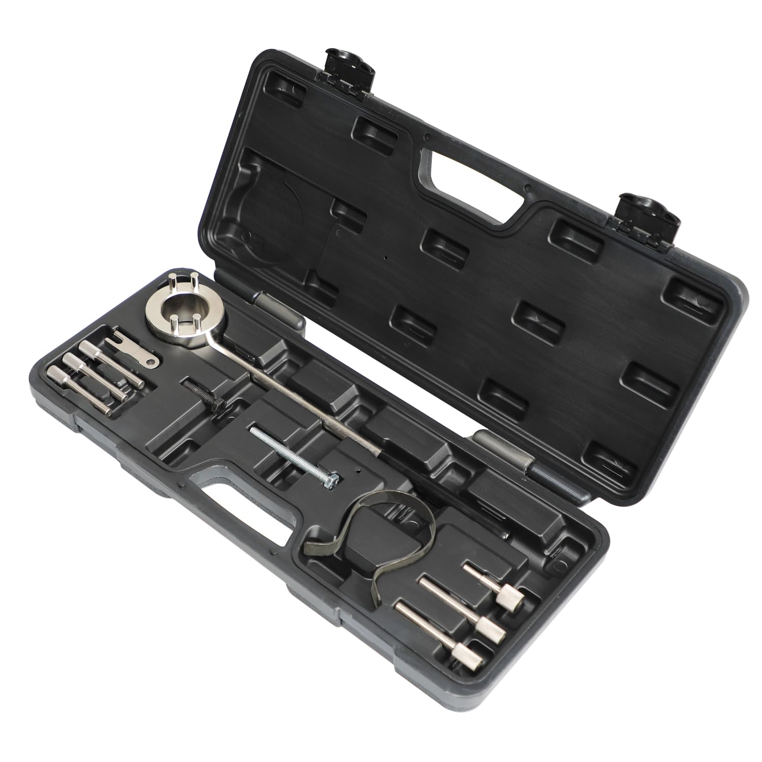 DPTOOL Outil de Calage, Amortisseur de Vibrations du Vilebrequin et de l'arbre à cames pour Citroën Peugeot Renault Moteur 3.0 V6, Outil de Verrouillage