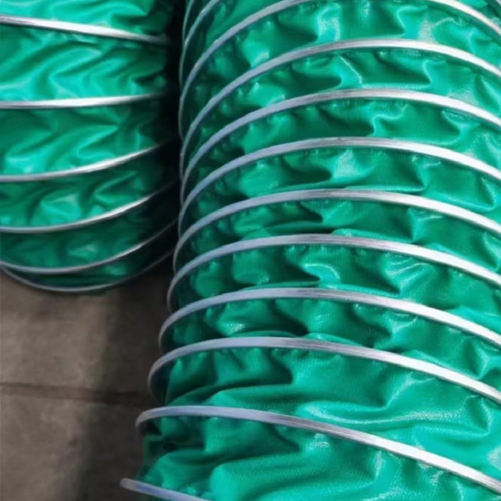 Manguera para conductos, Manguera Flexible de Lona aislada de 3 a 24 Pulgadas para Sistemas HVAC, ventilación de secadoras y extractores de Aire - 3 m/9,84 pies, 120 mm-4 3/4" Solución de ve