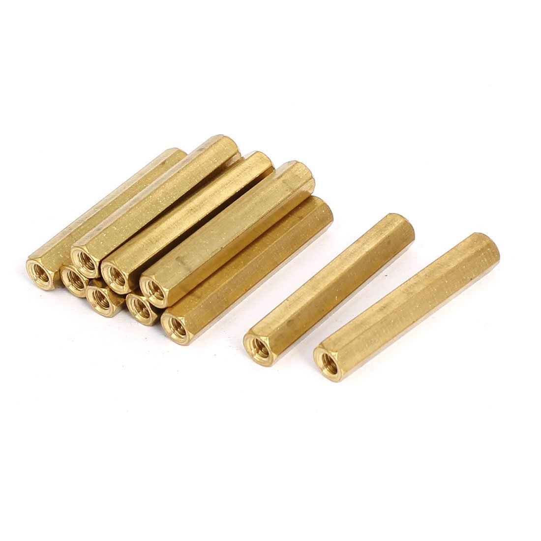 3NH® M4x35mm Brass Hex Hexagonal Female Thread PCB Standoff Spacer 10pcs-image-24