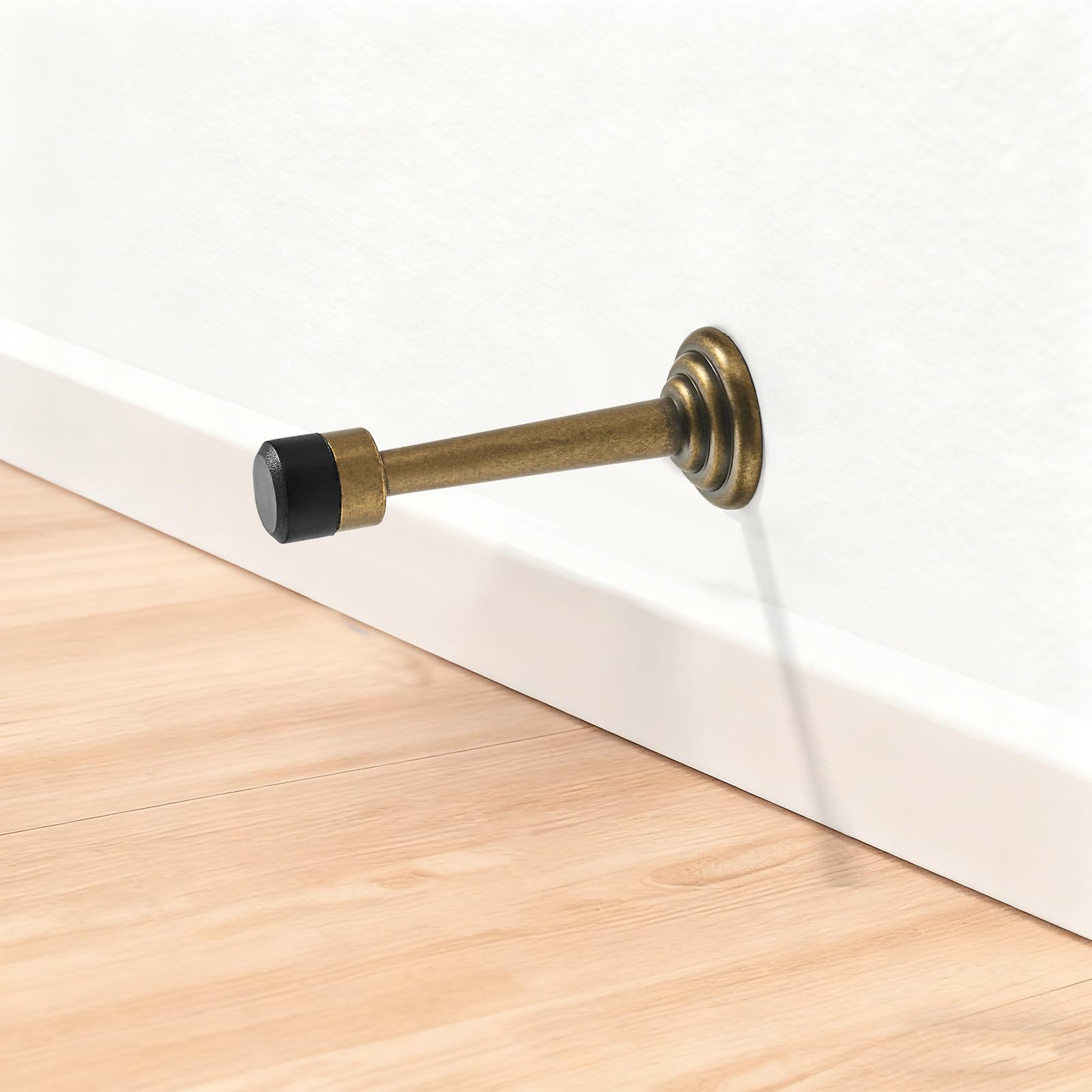 KHTUMEWARE-DS340 Antique Brass Door Stops 2-Pack in Antique Brass — KHTUMEWARE