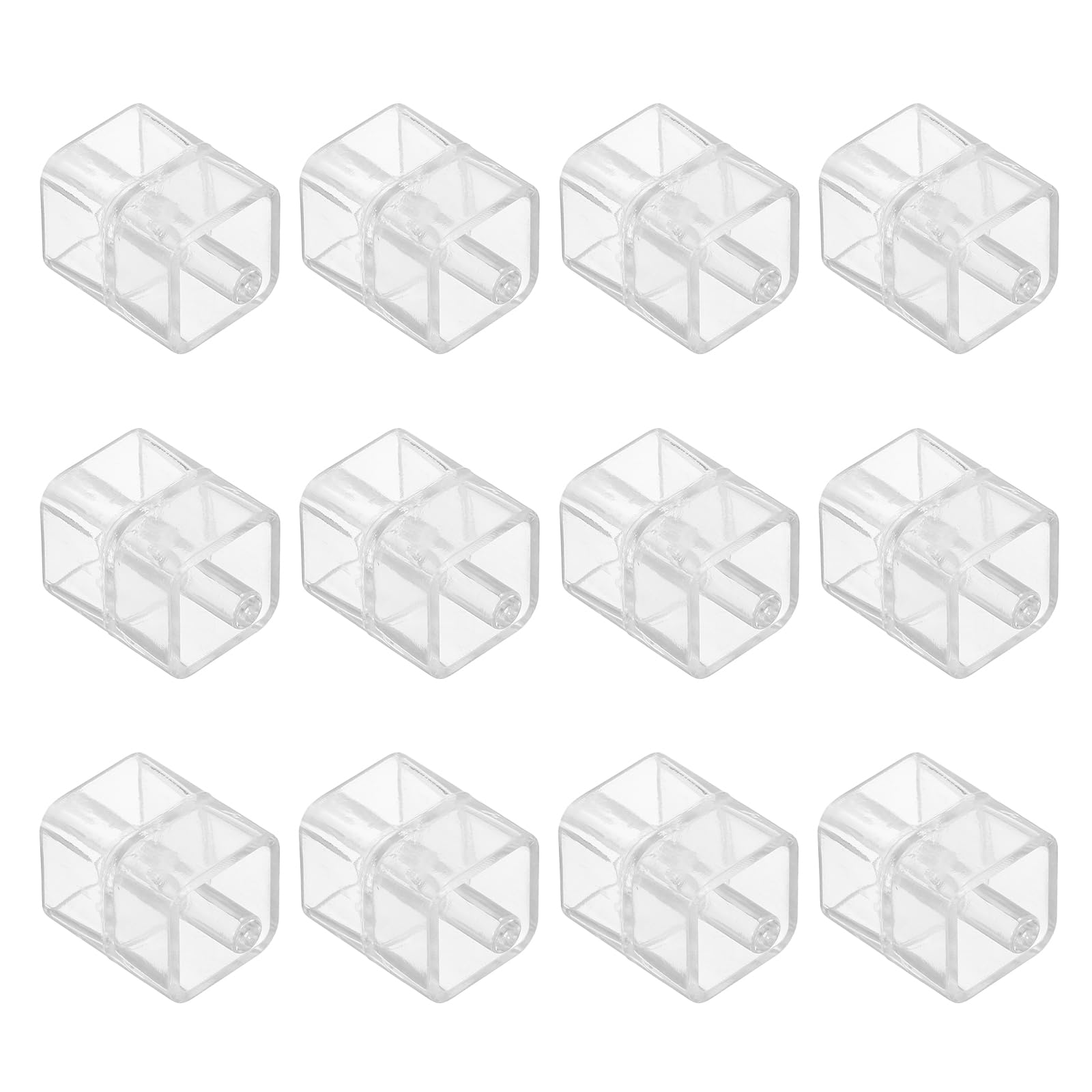PATIKIL 12Pcs Tape Dispenser Core, Replacement Core for 8808/8809 Tape Dispenser Plastic Insert Parts for Home Office Warehouse Wrapping Packaging Mailing Shipping, Clear
