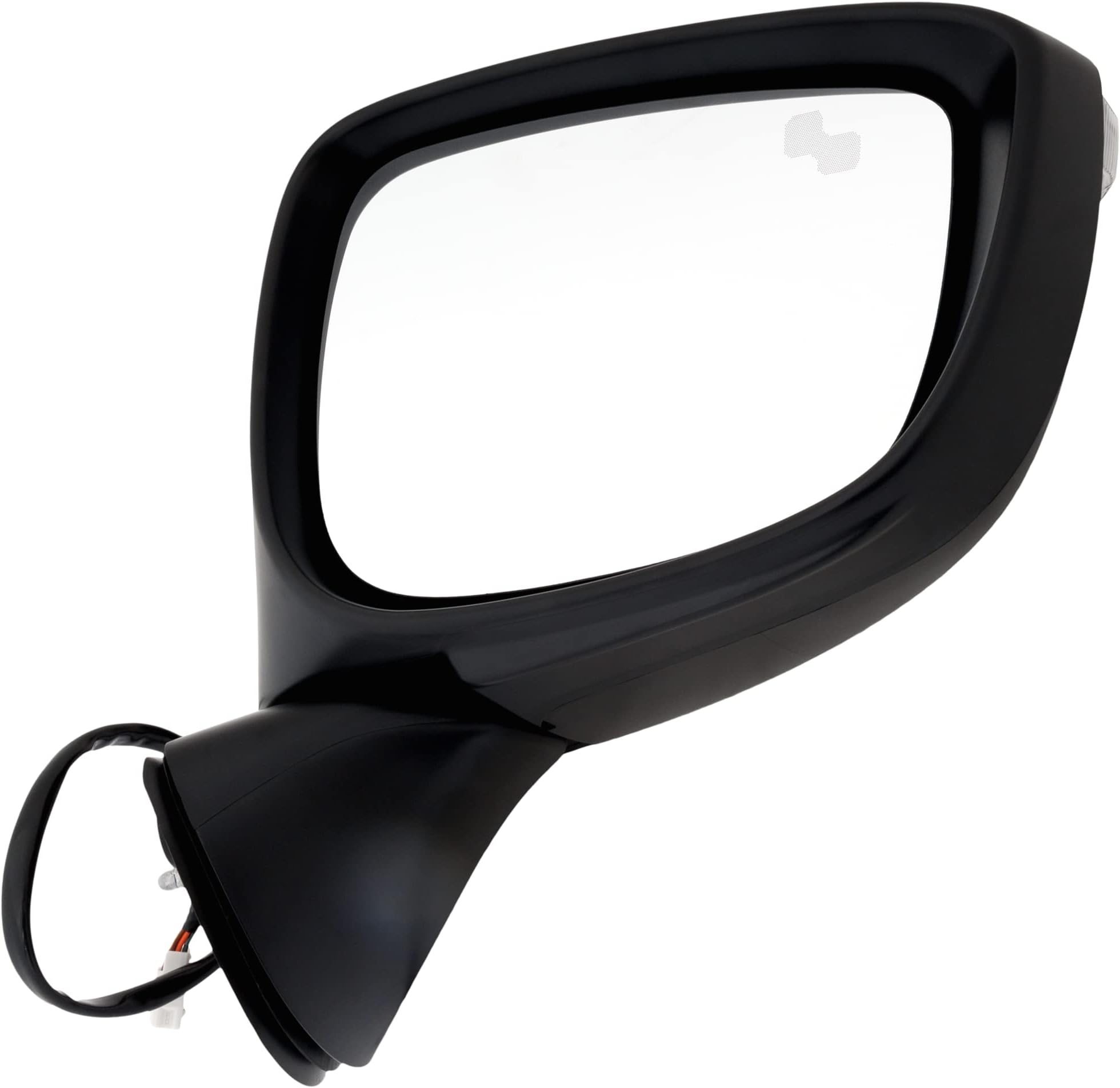 Depo 330-5416R3EB Black Passenger Side Power Non-Heated Mirror - View #12