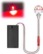 YOUYIKE Mini LED Lights for Model Kits, DIY Miniature House Mini Lamp LED Light Small Lights for Dollhouse Crafts Handmade Miniature Models (Red)