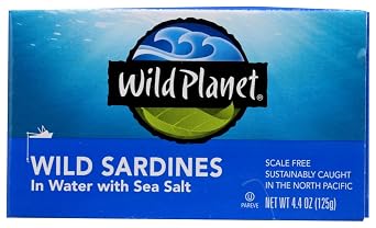 Wild Planet Wild Sardines in Spring Water 12x 4.375 Oz
