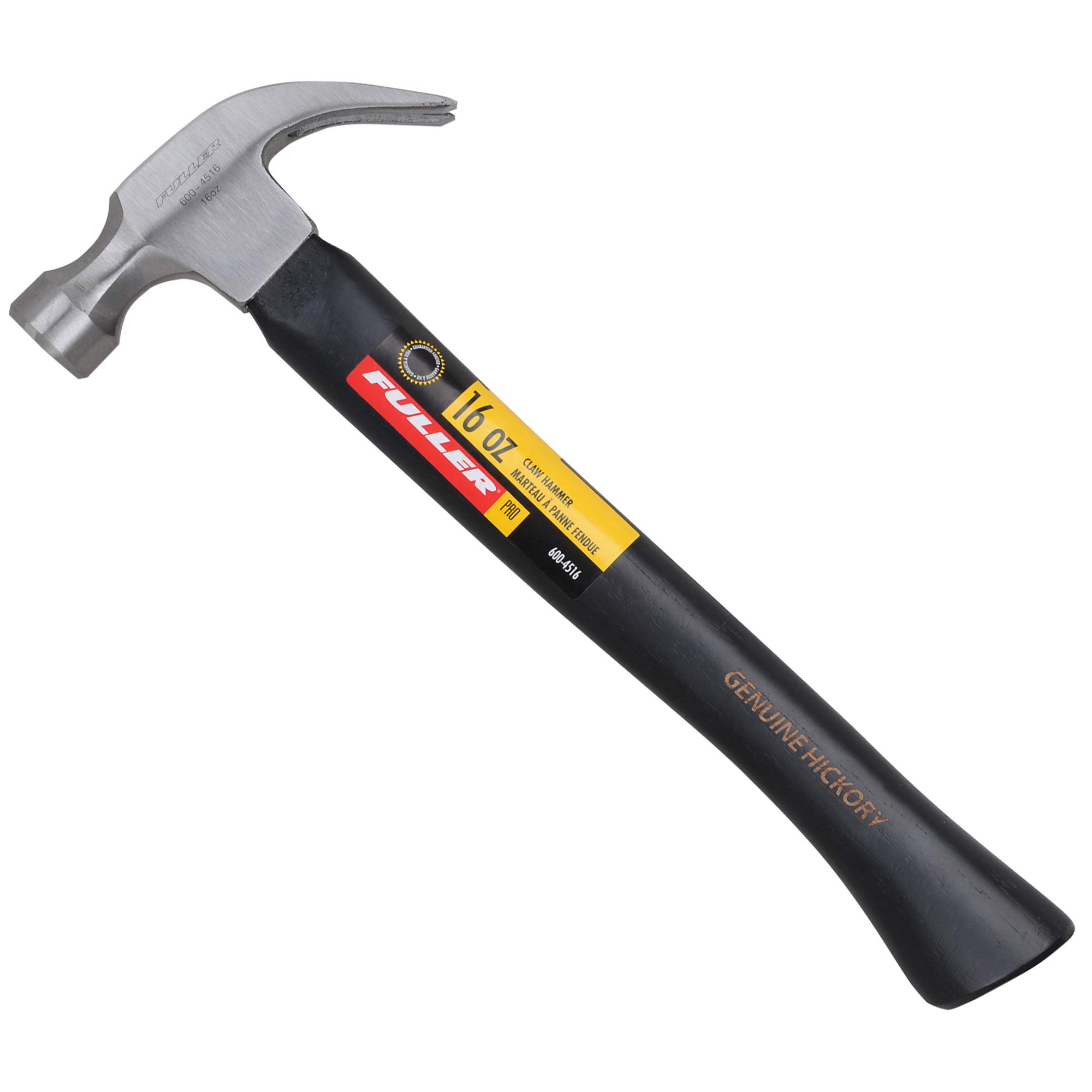 Fuller Tool 600-4516 16 oz Hickory Wood Claw Hammer