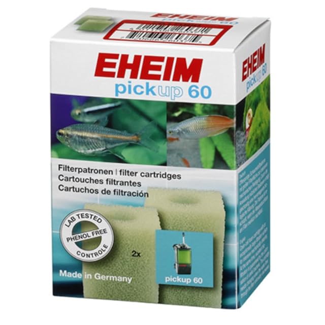 Eheim Cartucho de Filtro Pickup 60, 2 Piezas