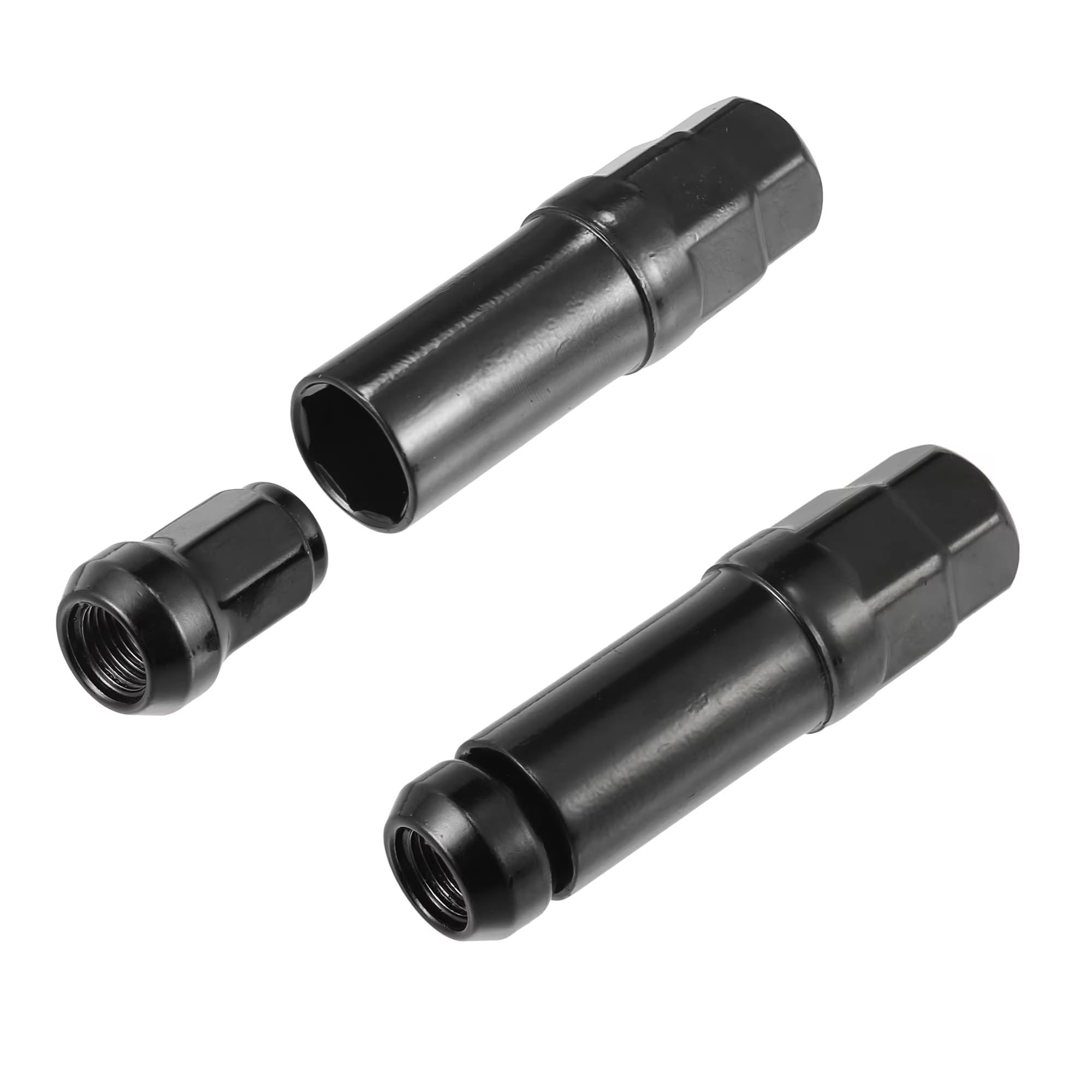 Felgenschrauben Für Mitsubishi Lenkrad Rad Mutter Cone Seat | 32mm Schraube Mit Nuss Schluessel M12x1.25 Heptagon Rad Muttern