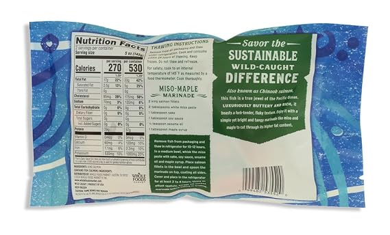 Whole Foods Market King Salmon, 10 OZ