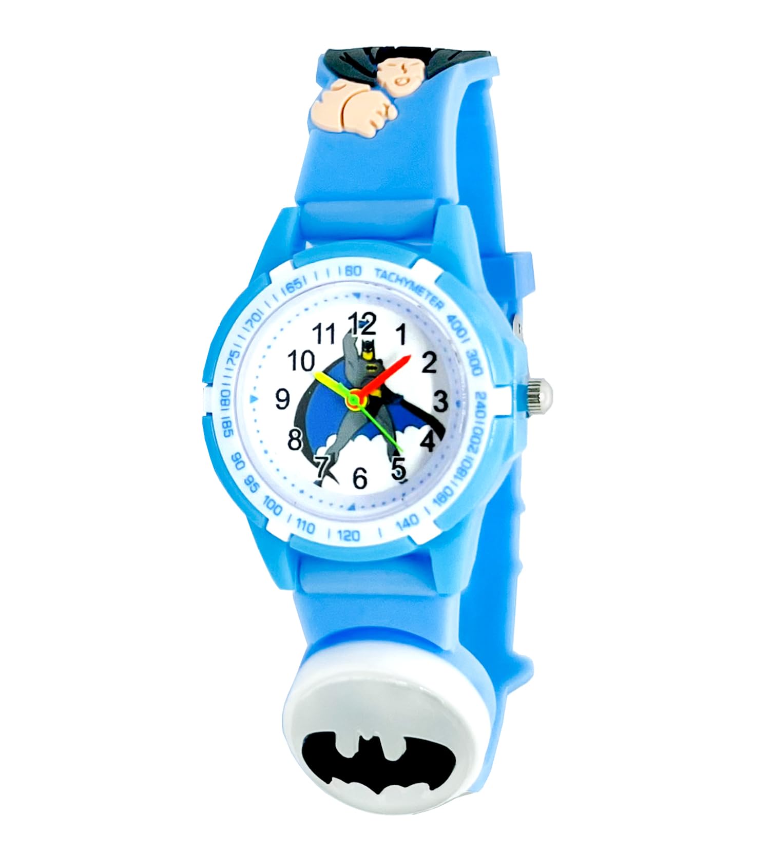 Time Up Analog Dial Glowing Light Cartoon Printed Wrist-Watch for Boys (Age:3-10 Years) -RBT-BAT-X (Bat-Sky Blue) (B0CZHVYTBV) Amazon Price History, Amazon Price Tracker