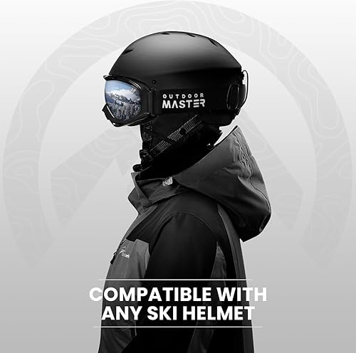 Miniatura 6 de OutdoorMaster OTG - Gafas de esquí para hombre, mujer y juventud, 100 % protección UV