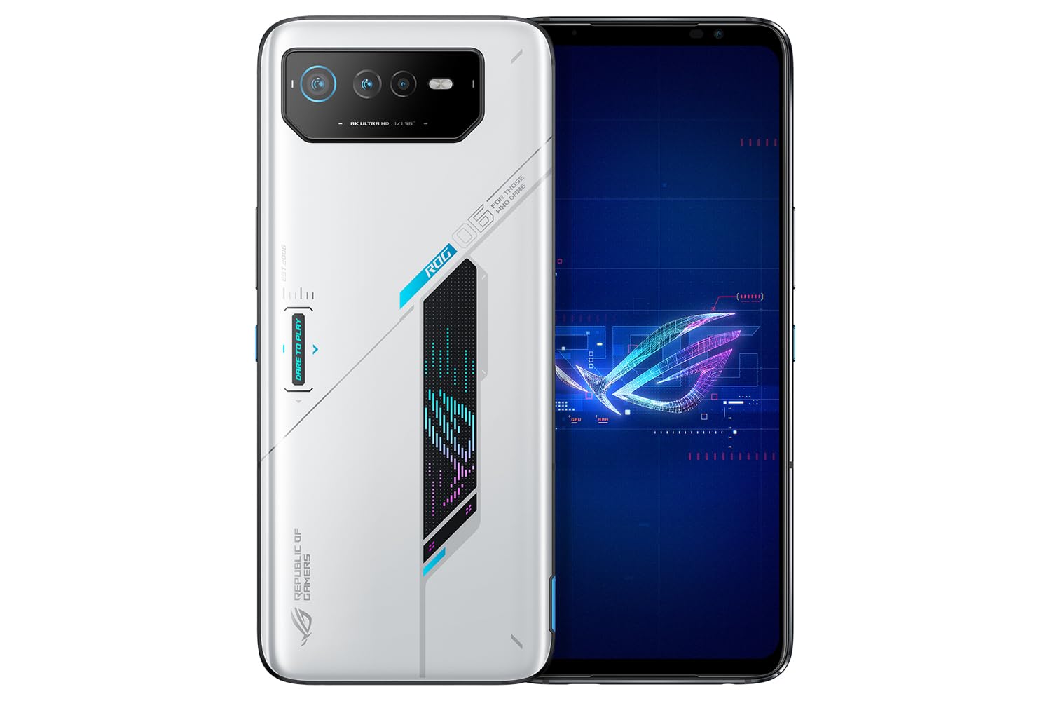 Asus Rog Phone 6 16512GB Storm White : Amazon.ae: Home