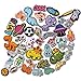 HeyaZea 40pcs Cool Kids Embroidered Iron On Patches Cute Sewing On Patches Appliques for Clothes Jackets Hats Backpacks Jeans; Boys Girls; Fishes Dinosaurs Cars Sports Space Animal Robot Inspirational