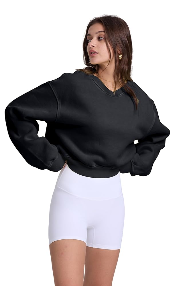 Hatant Sweatshirt for Women Acid Wash Athletic Hoodies