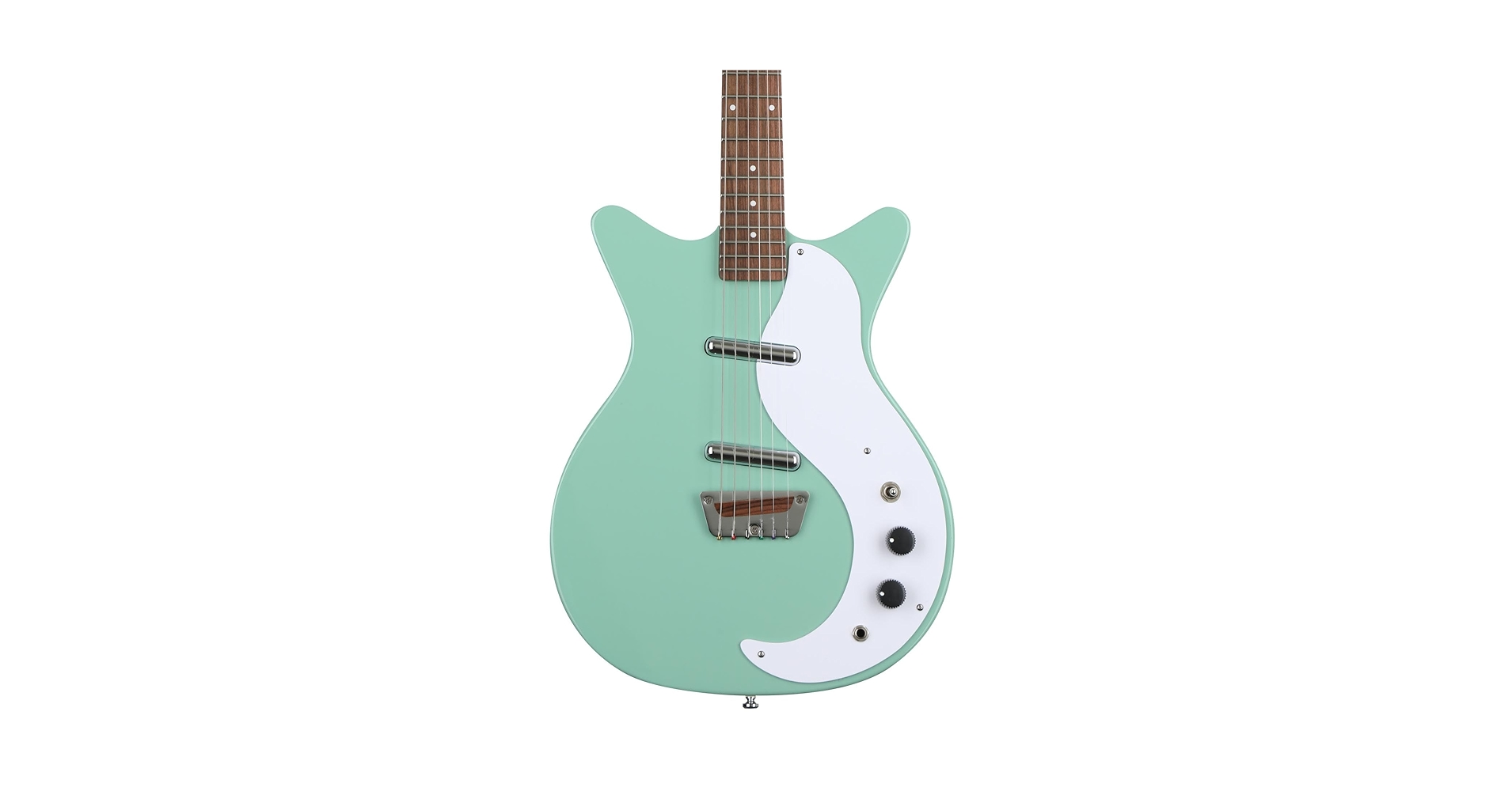 Amazon.com: Danelectro Stock '59 Electric Guitar - Aqua : Musical