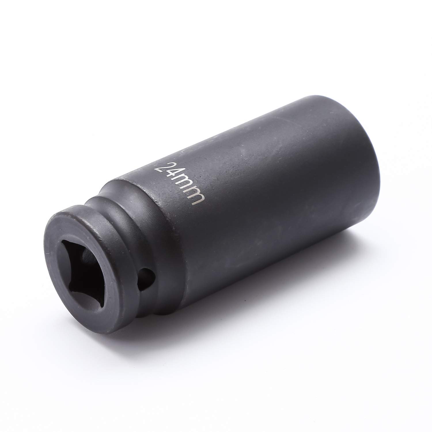 KATSU 1/2" llaves de Vaso Impacto 35 Piezas, Juego de Llaves de Vaso de Impacto Profundo, Llave Métrica Resistente de 8mm a 32mm, Herramienta de Reparación Motores Camiones Tractores 420445