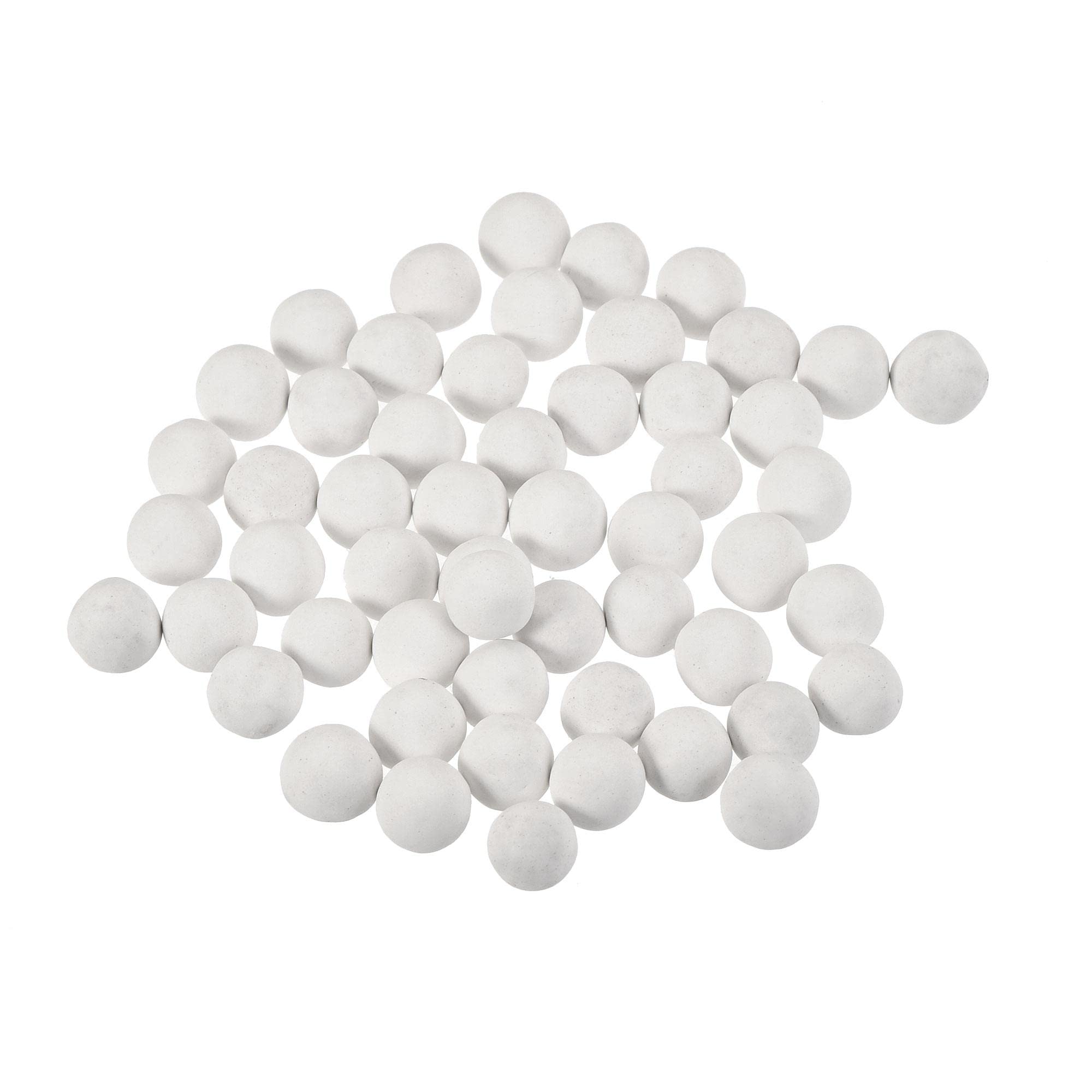 sourcing map Argile Galets 7-8mm 0.22 lbs Blanc Jardinage Pot Boules pour Hydroponique Culture Vases Fournitures Bonsai Décoration