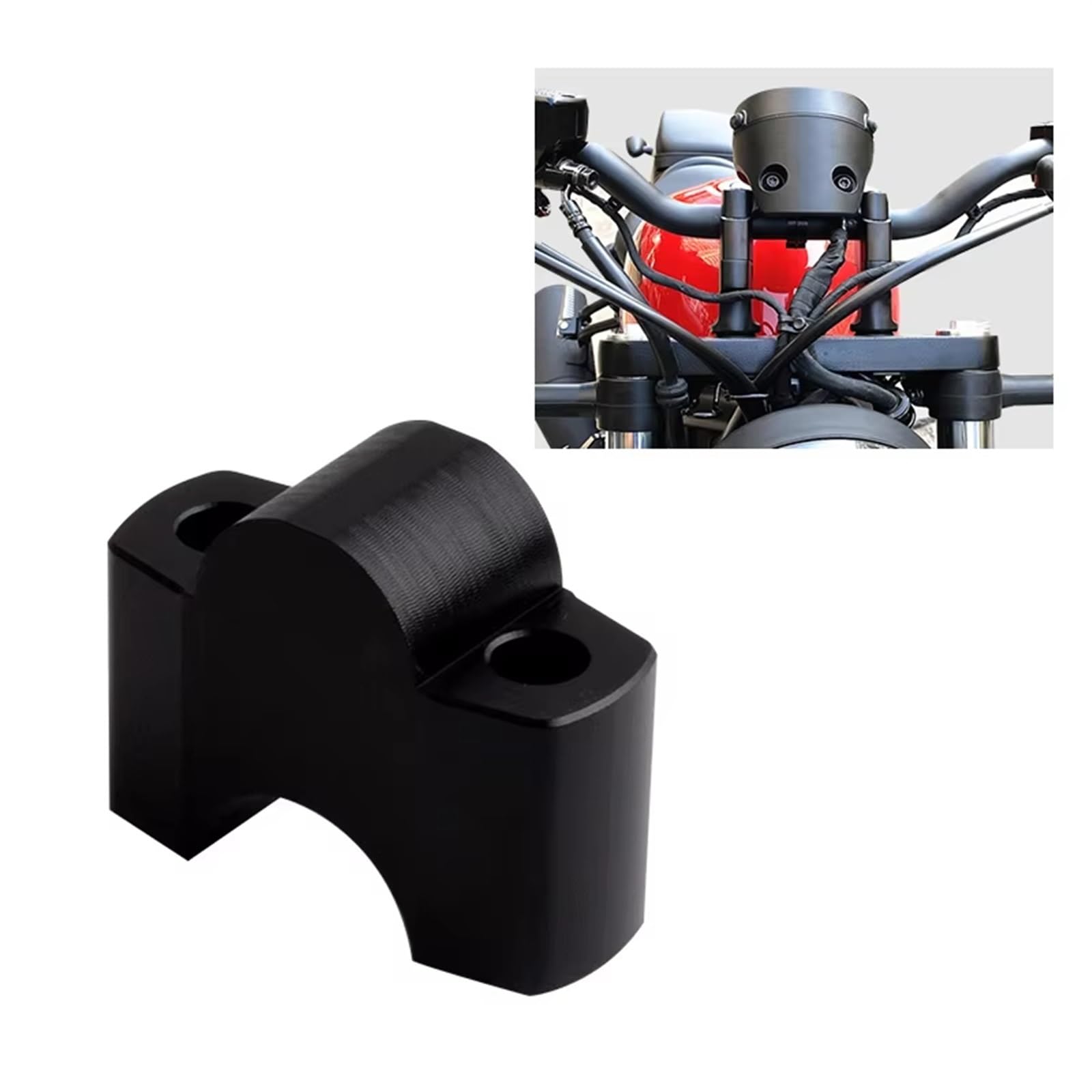 Moto Manubrio Riser Per REDEL Per CMX300 Per CMX500 Riser Manubrio Motocicletta Riser Manubrio Lega Alluminio 30 Mm Accessori Motociclette