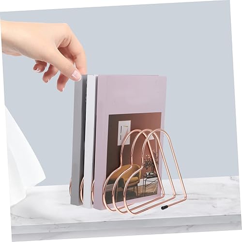 Miniatura 8 de Ciieeo Sujetalibros para libros de oficina, soporte para documentos para escritorio, estantería resistente, soporte de libros de escritorio,