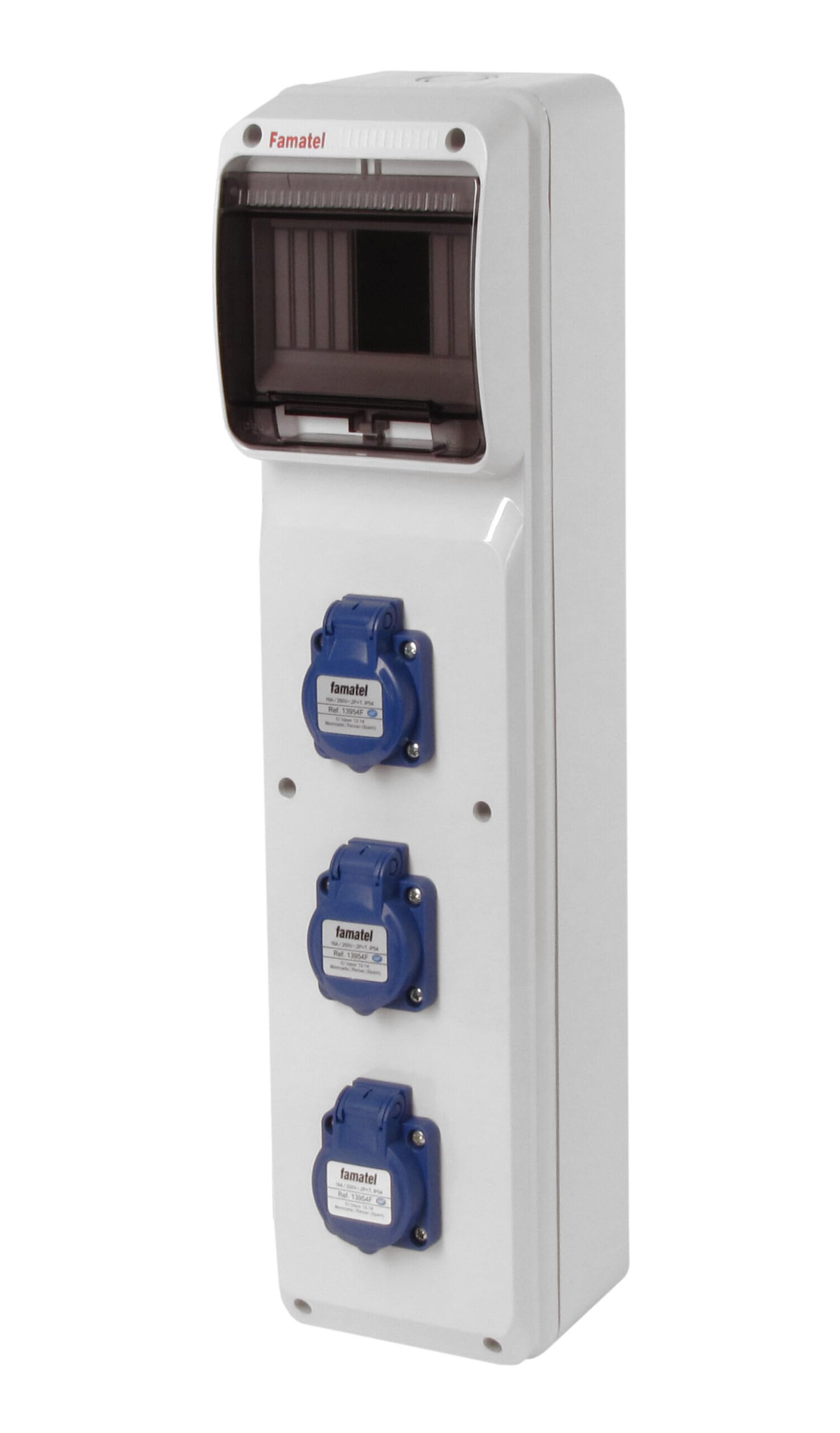 Caisse 6 éléments FAMATEL 6407 pour sécuriser vos lignes triphasées 380V