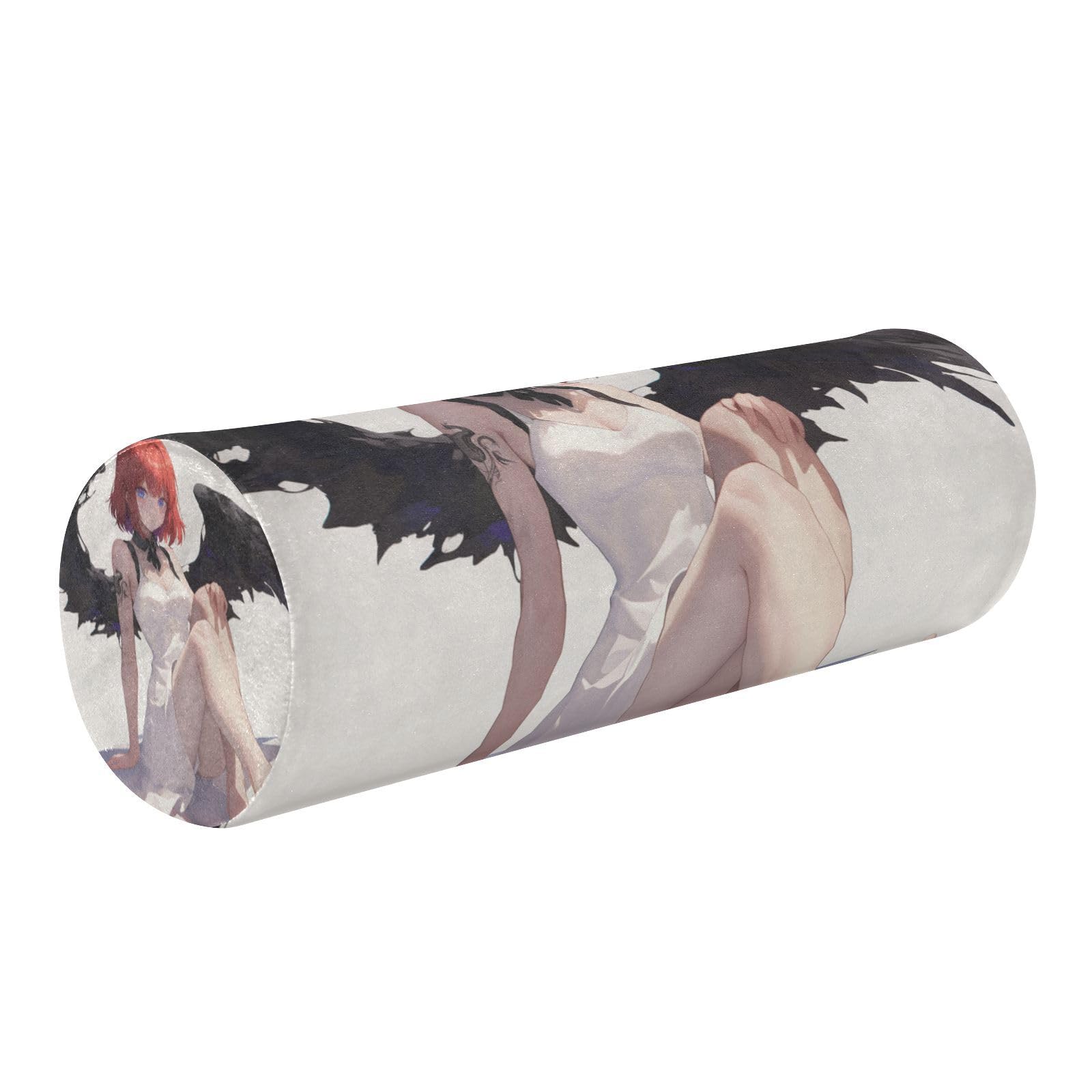 Coussin rond en mousse ergonomique pour tête cou dos jambes style anime