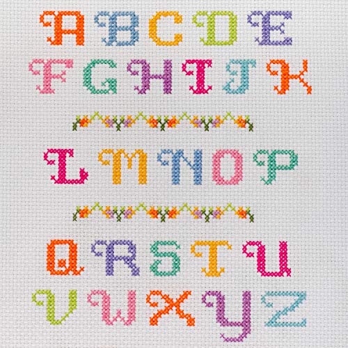 Image of Aida Cloth 14 Count Cross Stitch Fabric,19x28inch (14CT, Off White)